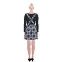 Geometric Black And White Suspender Skater Skirt View2