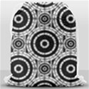 Geometric Black And White Drawstring Bag (Large) View2