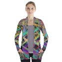 Colorful laser lights       Women s Open Front Pockets Cardigan View1