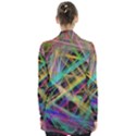 Colorful laser lights       Women s Open Front Pockets Cardigan View2
