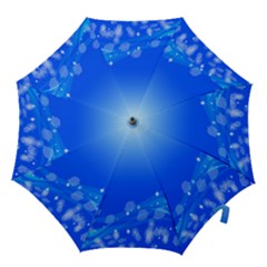 Fish Swim Blue Water Swea Beach Star Wave Chevron Hook Handle Umbrellas (large) by Mariart