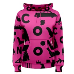 Car Plan Pinkcover Outside Women s Pullover Hoodie by Mariart