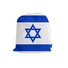 Flag Of Israel Drawstring Pouches (large)  by abbeyz71