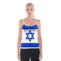 Flag of Israel Spaghetti Strap Top View1