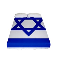 Flag Of Israel Fitted Sheet (full/ Double Size) by abbeyz71