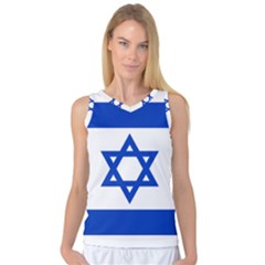 Flag Of Israel Women s Basketball Tank Top by abbeyz71