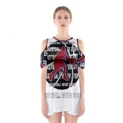 Basketball Never Stops Shoulder Cutout One Piece