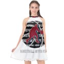Basketball never stops Halter Neckline Chiffon Dress  View1