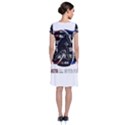 Basketball never stops Short Sleeve Front Wrap Dress View2
