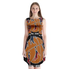 Basketball Never Stops Sleeveless Chiffon Dress  