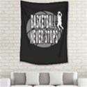 Basketball never stops Medium Tapestry View2