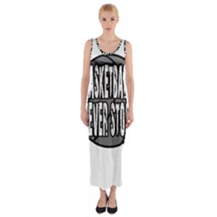 Basketball Never Stops Fitted Maxi Dress