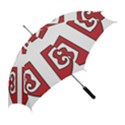 Serbian Cross Shield Straight Umbrellas View2