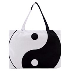 Yin & Yang Medium Zipper Tote Bag by abbeyz71