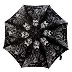 Attila The Hun Hook Handle Umbrellas (large) by Valentinaart