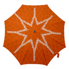 Iron Orange Y Combinator Gears Hook Handle Umbrellas (large) by Mariart
