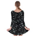 Floral design Long Sleeve Skater Dress View2
