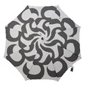 Hindu Om Symbol (Dark Gray)  Hook Handle Umbrellas (Large) View1