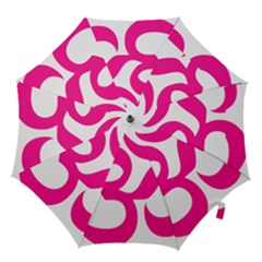 Hindu Om Symbol (deep Pink) Hook Handle Umbrellas (small) by abbeyz71