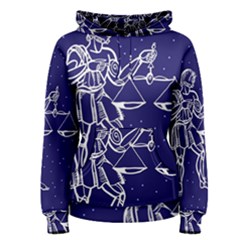 Libra Zodiac Star Women s Pullover Hoodie by Mariart