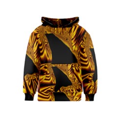 Hole Gold Black Space Kids  Pullover Hoodie by Mariart