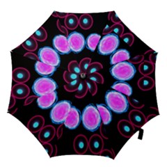 Cell Egg Circle Round Polka Red Purple Blue Light Black Hook Handle Umbrellas (small) by Mariart