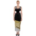 Black Cat in a Box Fitted Maxi Dress View1