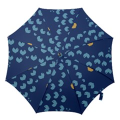 Blue Fish Sea Beach Swim Yellow Predator Water Hook Handle Umbrellas (small) by Mariart