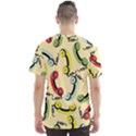 Telephone Cable Green Nyellow Red Blue Men s Sport Mesh Tee View2
