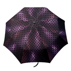 Light Lines Purple Black Folding Umbrellas by Mariart