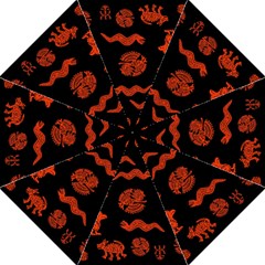 Aztecs Pattern Golf Umbrellas by ValentinaDesign
