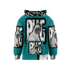 Pug Kids  Zipper Hoodie