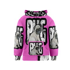 Pug Kids  Zipper Hoodie