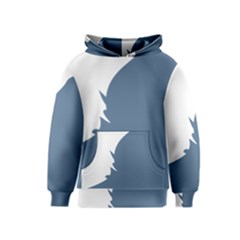 Blue White Hill Kids  Pullover Hoodie by Mariart