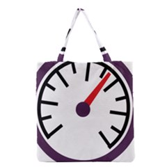 Maker Measurer Hours Time Speedometer Grocery Tote Bag by Mariart