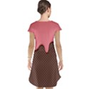 Ice Cream Pink Choholate Plaid Chevron Cap Sleeve Nightdress View2