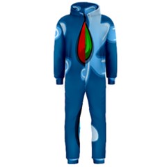 Water Balloon Blue Red Green Yellow Spot Hooded Jumpsuit (men)  by Mariart