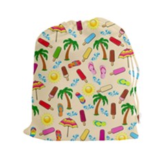 Beach Pattern Drawstring Pouches (xxl)