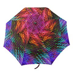 Rainbow Shake Light Line Folding Umbrellas by Mariart