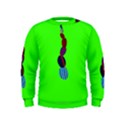 Egg Line Rainbow Green Kids  Sweatshirt View1