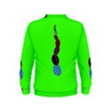Egg Line Rainbow Green Kids  Sweatshirt View2