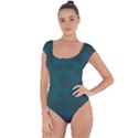 Stars Of Golden Metal Short Sleeve Leotard  View1