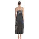 World Map Button Up Chiffon Maxi Dress View2