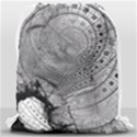 Fragmented Fractal Memories and Gunpowder Glass Drawstring Bag (Large) View2