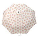 Geometric Losangle Pattern Rosy Folding Umbrellas View1