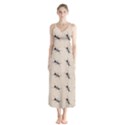 Ants Pattern Button Up Chiffon Maxi Dress View1