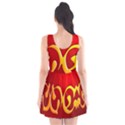 Easter Decorative Red Egg Scoop Neck Skater Dress View2