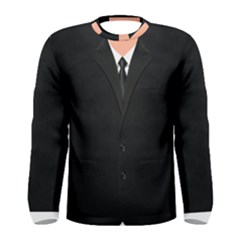Bodyguard Black Suit With Tie Men s Long Sleeve Tee by daydreamer
