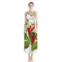Food Fruit Leaf Leafy Leaves Button Up Chiffon Maxi Dress View1