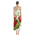 Food Fruit Leaf Leafy Leaves Button Up Chiffon Maxi Dress View2